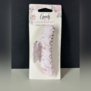 LoveShackFancy x Goody x Wet Brush Claw Clip - English Ivy Pink BNWT